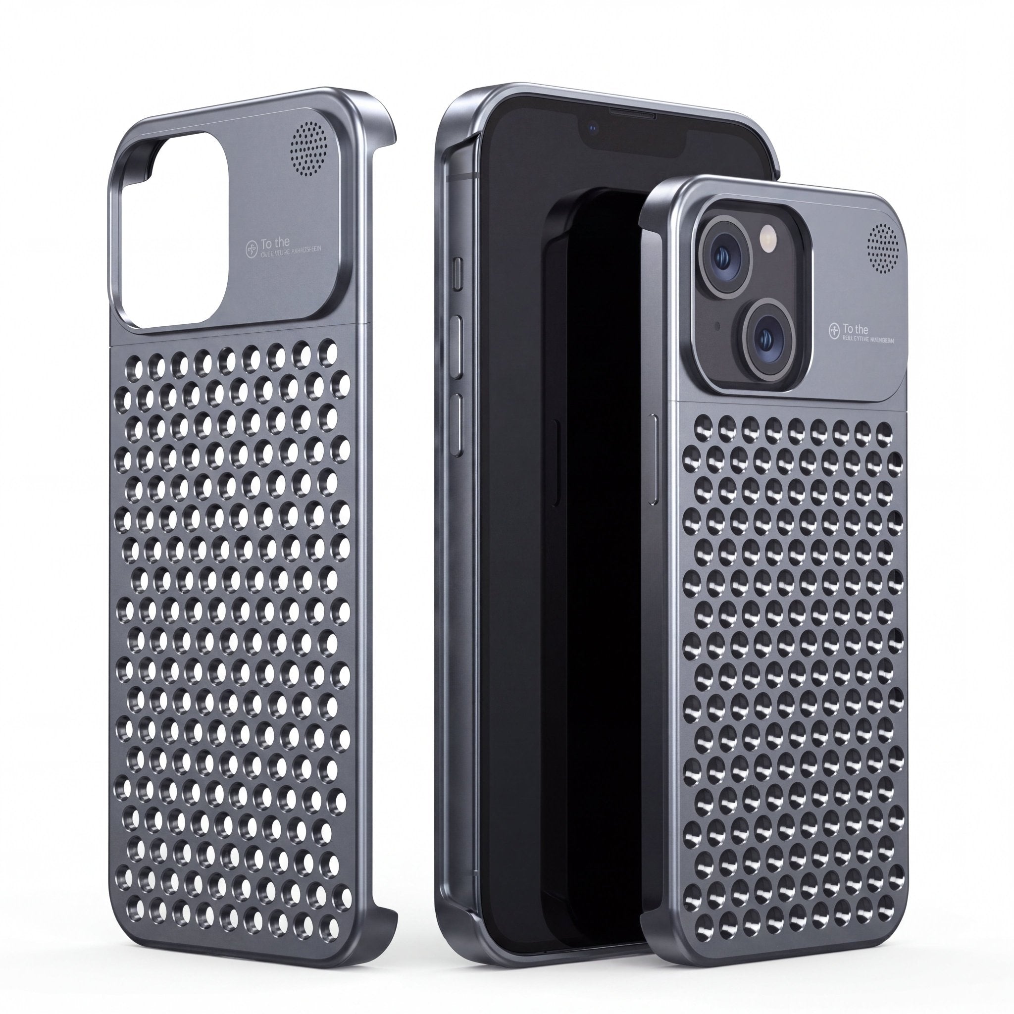 AeroCool Armor Case – Aluminum Alloy Protection for iPhone 12–15 Series - TrendsToLife