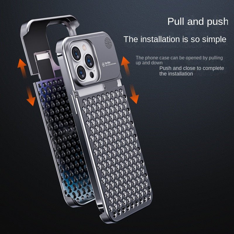 AeroCool Armor Case – Aluminum Alloy Protection for iPhone 12–15 Series - TrendsToLife
