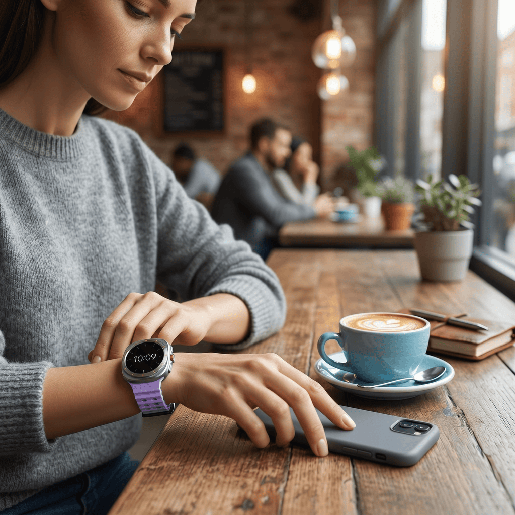 AeroFlow Sport Watch Band – Ocean Silicone Strap – Samsung Galaxy Watch 7 Ultra - TrendsToLife