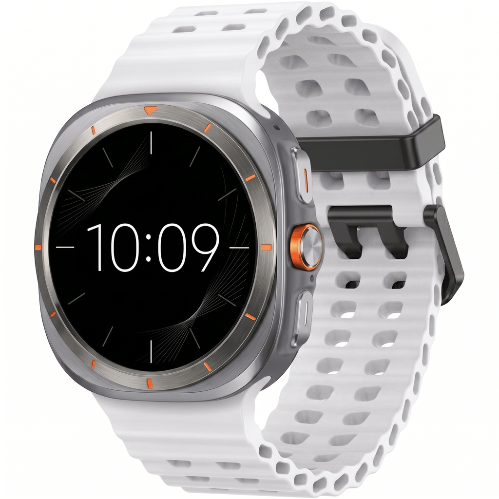 AeroFlow Sport Watch Band – Ocean Silicone Strap – Samsung Galaxy Watch 7 Ultra - TrendsToLife