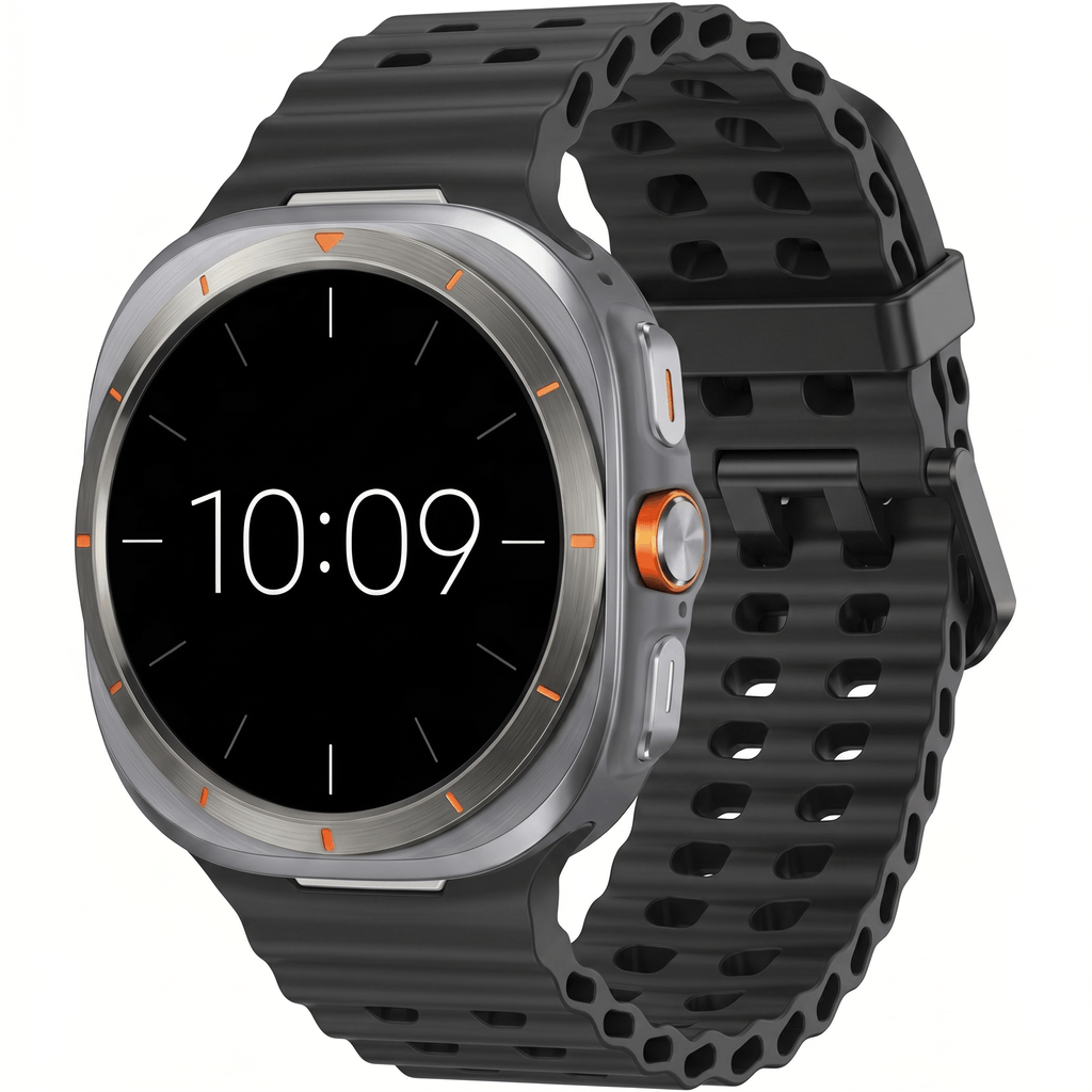 AeroFlow Sport Watch Band – Ocean Silicone Strap – Samsung Galaxy Watch 7 Ultra - TrendsToLife