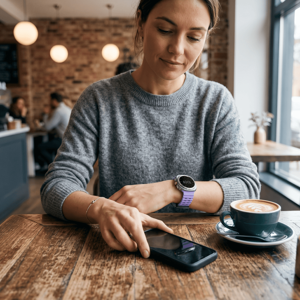 AeroFlow Sport Watch Band – Ocean Silicone Strap – Samsung Galaxy Watch 7 Ultra - TrendsToLife