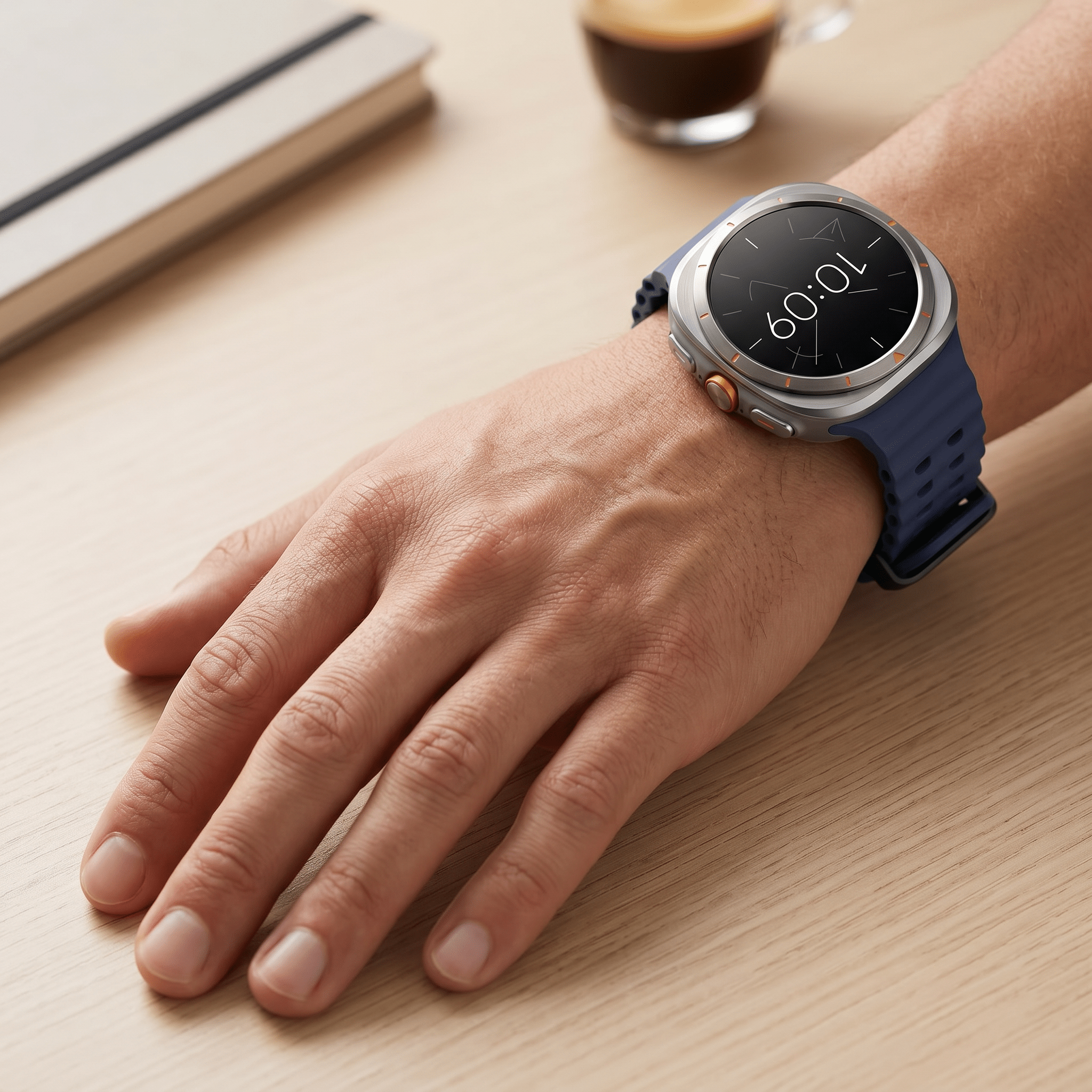 AeroFlow Sport Watch Band – Ocean Silicone Strap – Samsung Galaxy Watch 7 Ultra - TrendsToLife