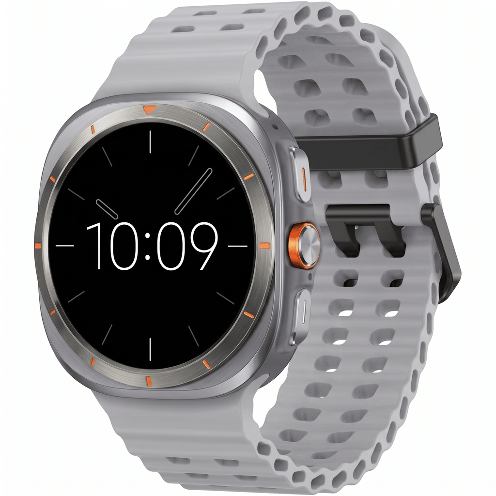 AeroFlow Sport Watch Band – Ocean Silicone Strap – Samsung Galaxy Watch 7 Ultra - TrendsToLife