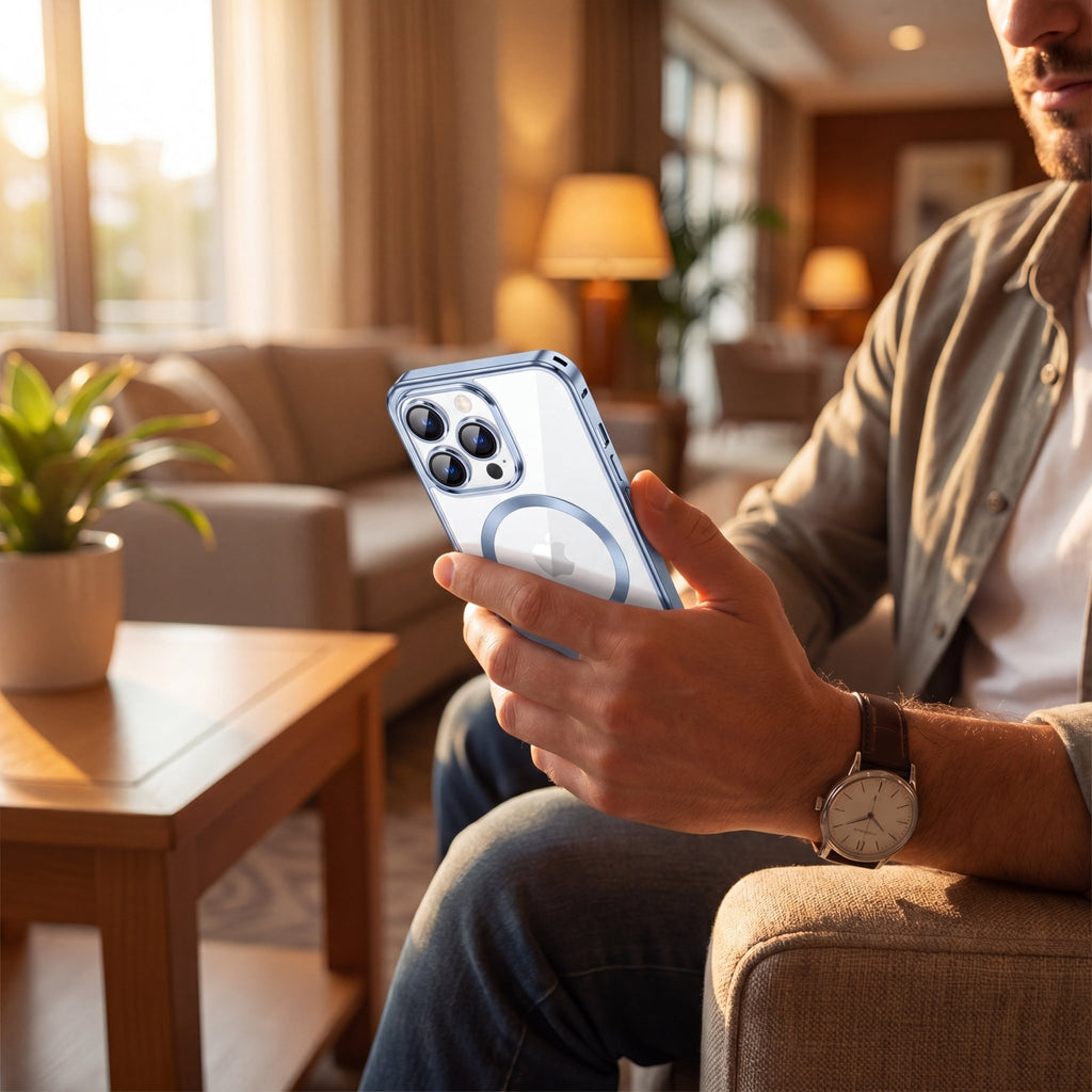 AeroFrame Magnetic Eagle Eye Case for iPhone 11–14 Series - TrendsToLife