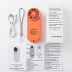 AeroPocket Smart Fan – Ultra-Thin Turbo Mini Fan with Digital Display - TrendsToLife