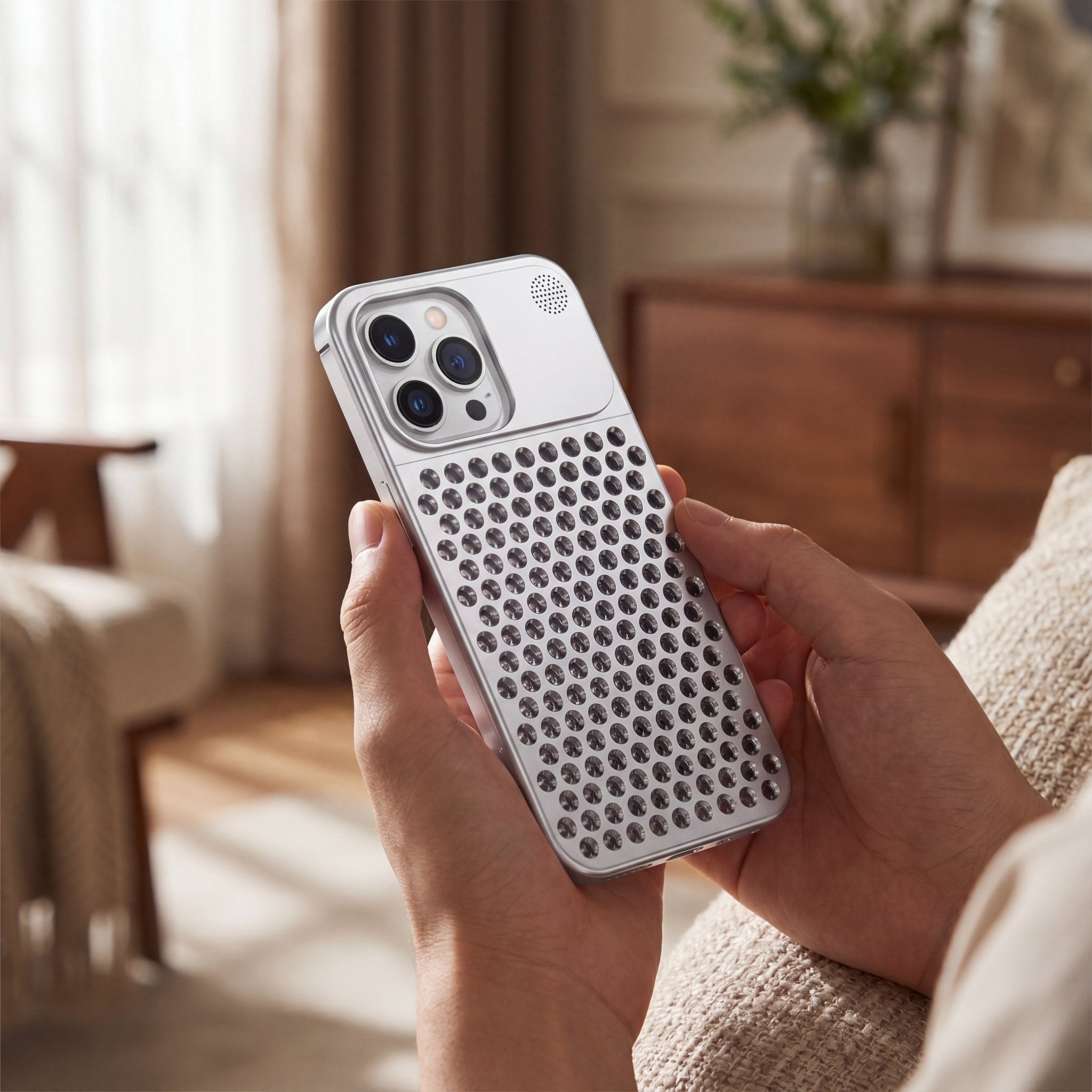 AeroScent Heat Dissipation Aromatherapy Case for iPhone 13–15 Pro Max - TrendsToLife