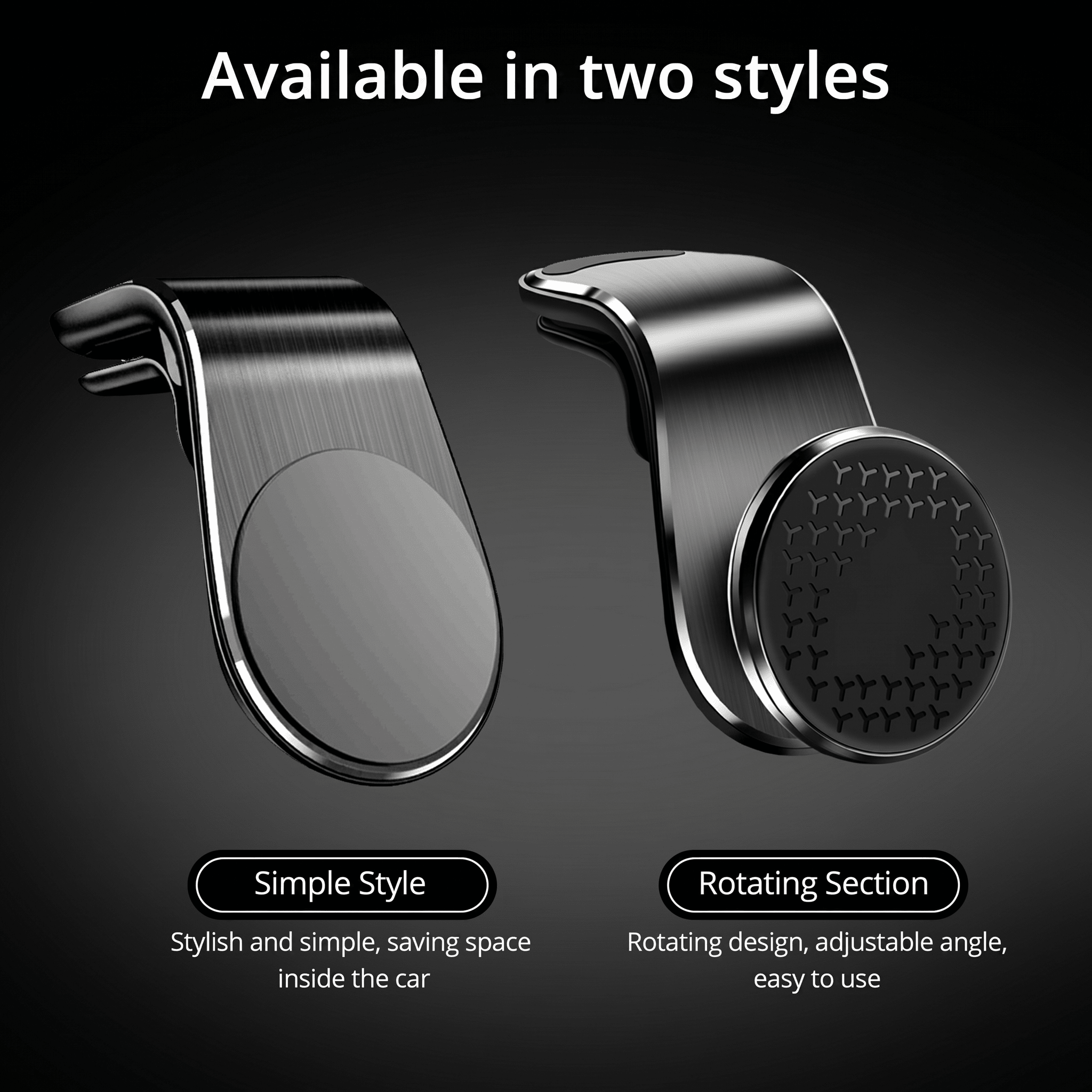 AirSpin 360° Magnetic Air Vent Car Phone Holder - TrendsToLife
