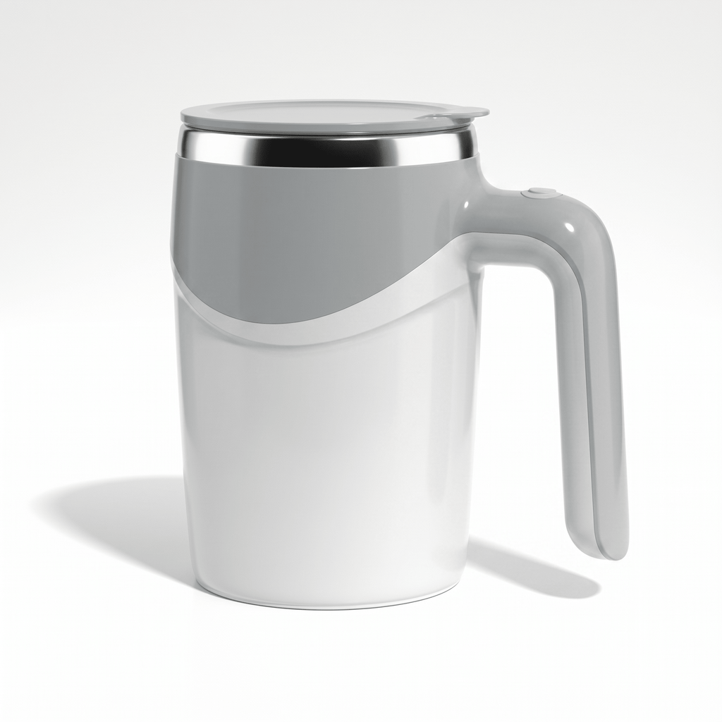 AutoBlend Self-Stirring Coffee Mug – Rechargeable 304 Stainless Steel Mixer - TrendsToLife