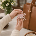 BeadMira — Beaded Heart Bag Charm Keychain - TrendsToLife
