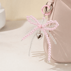 BeadMira — Beaded Heart Bag Charm Keychain - TrendsToLife