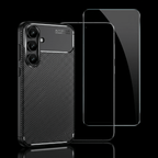 CarbonShield Protection Set – Case & Screen Protector – Samsung Galaxy S24 FE - TrendsToLife