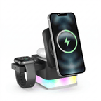 ChargeCube Three-in-one Magnetic Station – 3-in-1 Multifunctional Wireless Charger 15W - TrendsToLife