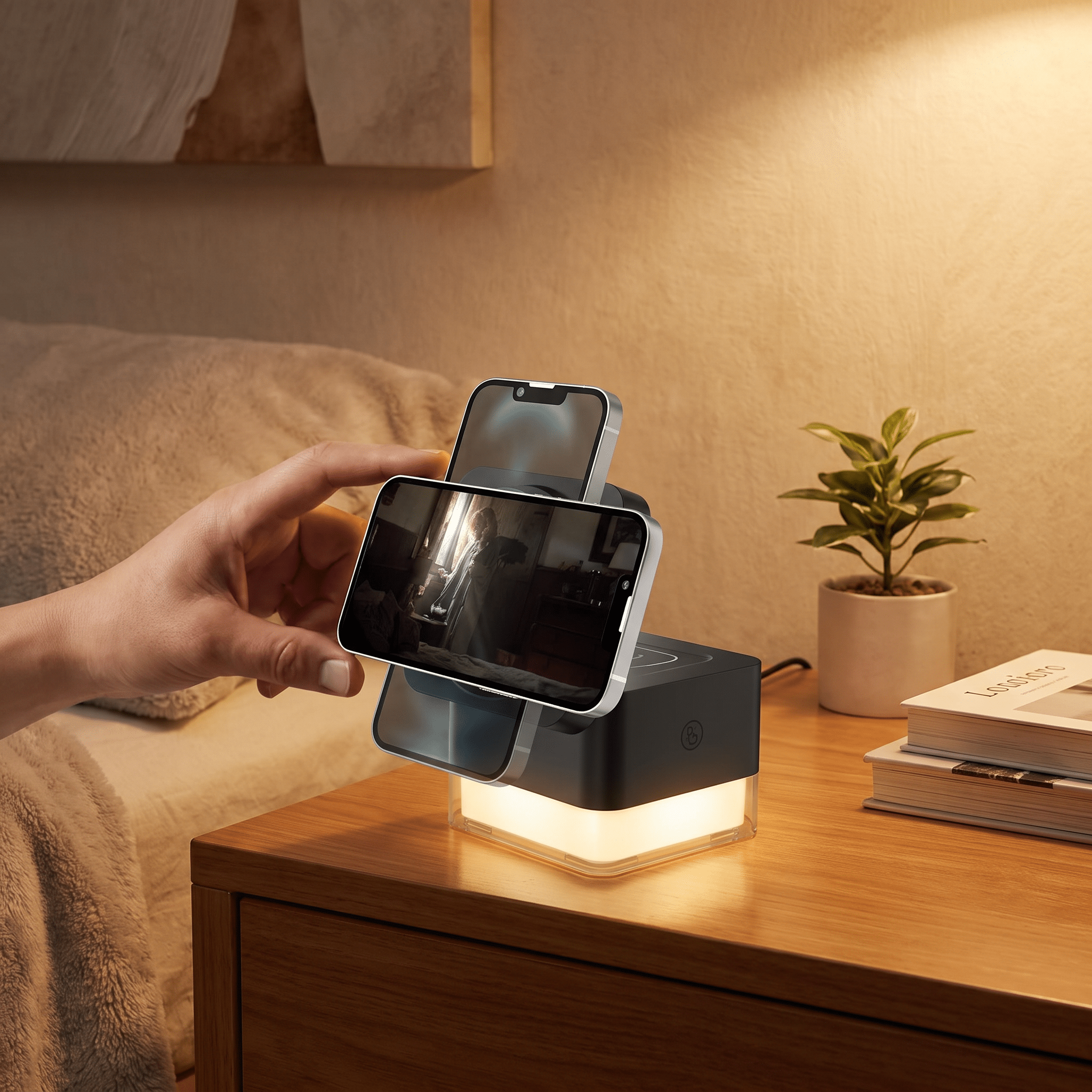 ChargeCube Three-in-one Magnetic Station – 3-in-1 Multifunctional Wireless Charger 15W - TrendsToLife