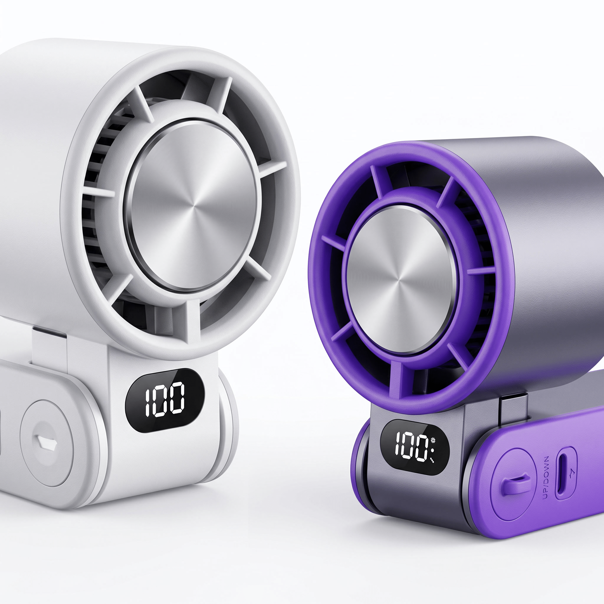 ChillGo Foldable USB Rechargeable Mini Cooling Fan – Handheld Design - TrendsToLife