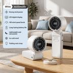 ChillGo Foldable USB Rechargeable Mini Cooling Fan – Handheld Design - TrendsToLife