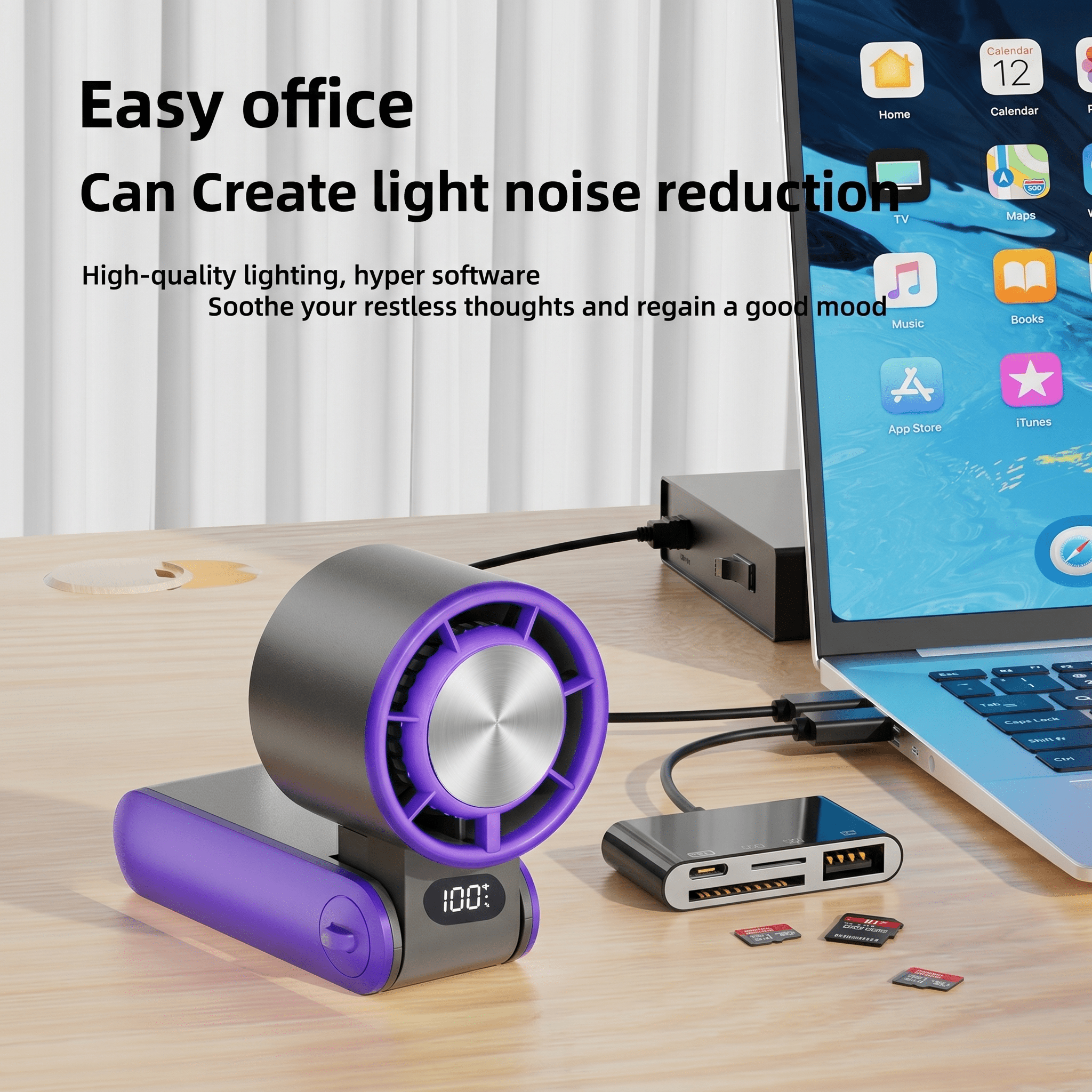 ChillGo Foldable USB Rechargeable Mini Cooling Fan – Handheld Design - TrendsToLife