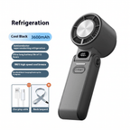 ChillGo Foldable USB Rechargeable Mini Cooling Fan – Handheld Design - TrendsToLife