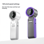 ChillGo Foldable USB Rechargeable Mini Cooling Fan – Handheld Design - TrendsToLife