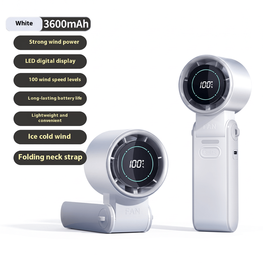 ChillGo Foldable USB Rechargeable Mini Cooling Fan – Handheld Design - TrendsToLife