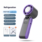 ChillGo Foldable USB Rechargeable Mini Cooling Fan – Handheld Design - TrendsToLife