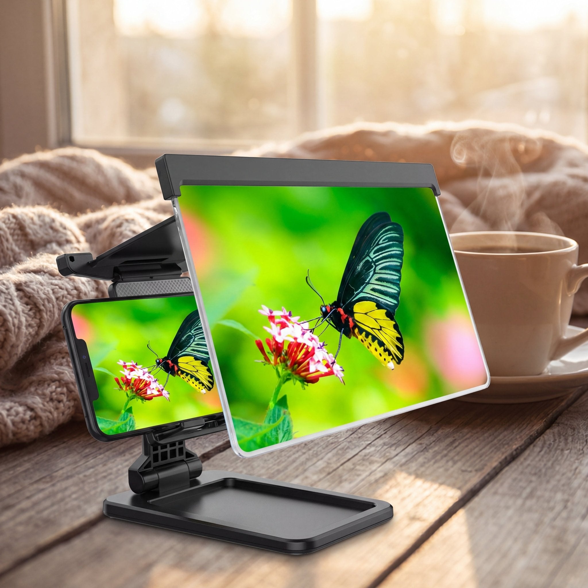 CinemaView Screen Amplifier – 12-Inch Display Magnifier for Smartphones - TrendsToLife