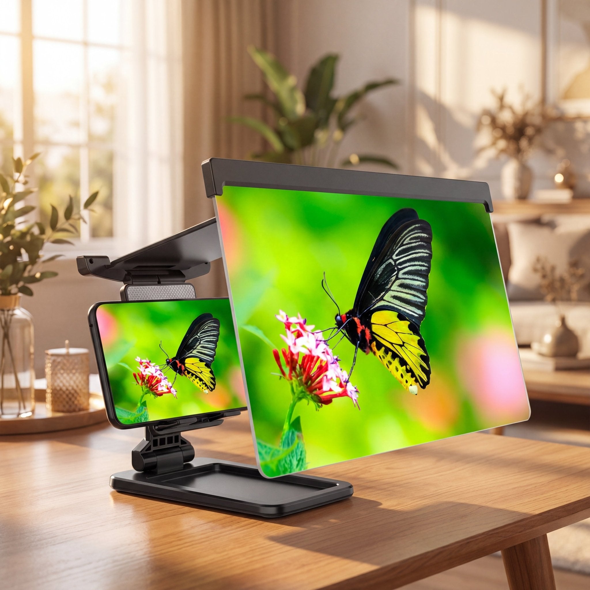 CinemaView Screen Amplifier – 12-Inch Display Magnifier for Smartphones - TrendsToLife