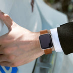 Classic Leather Watch Band – Comfort Strap for Apple Watch 38–44mm - TrendsToLife