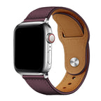 Classic Leather Watch Band – Comfort Strap for Apple Watch 38–44mm - TrendsToLife