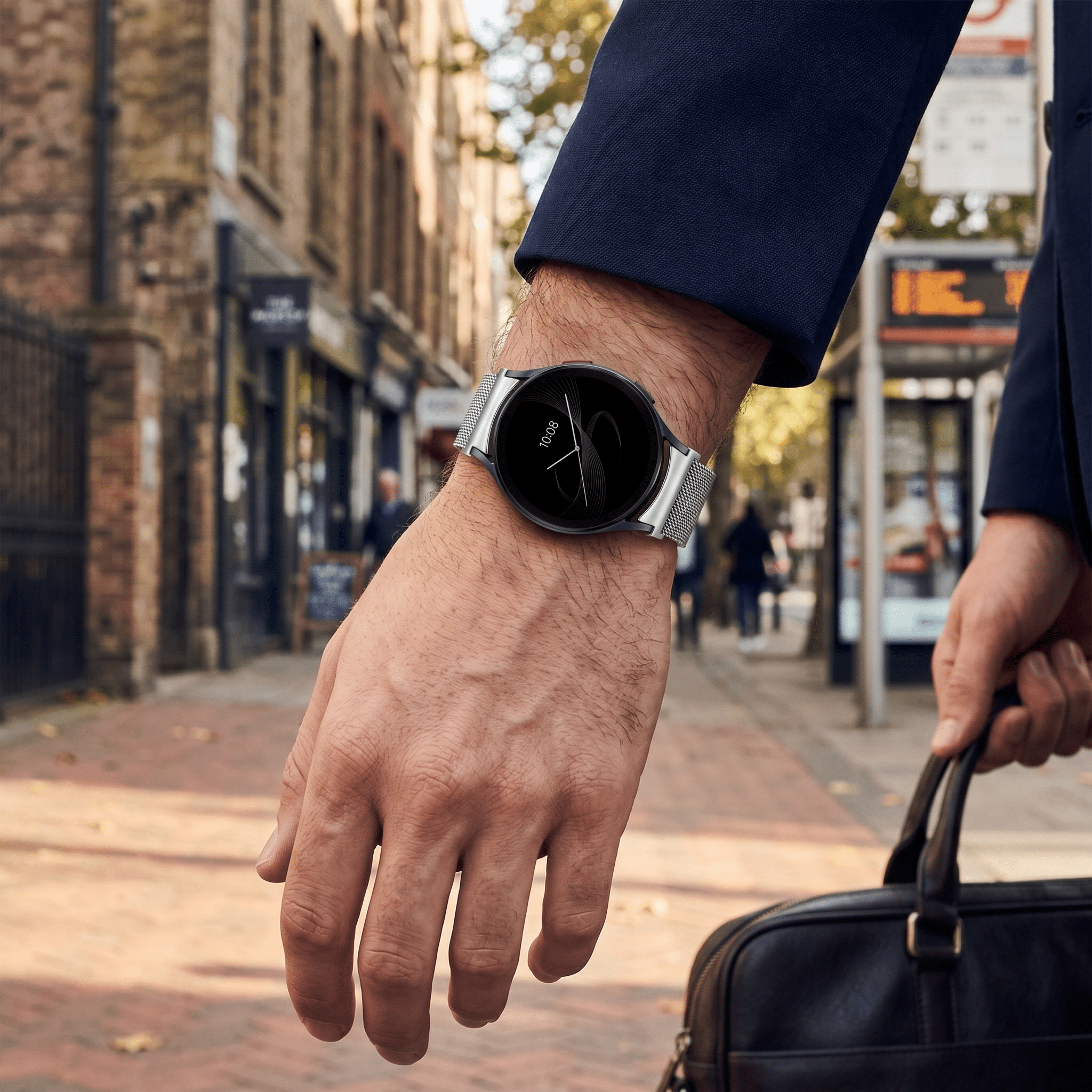 ClassicMesh Elite Watch Band – Premium Mesh Strap – Samsung Galaxy Watch 6 Classic 43mm - TrendsToLife