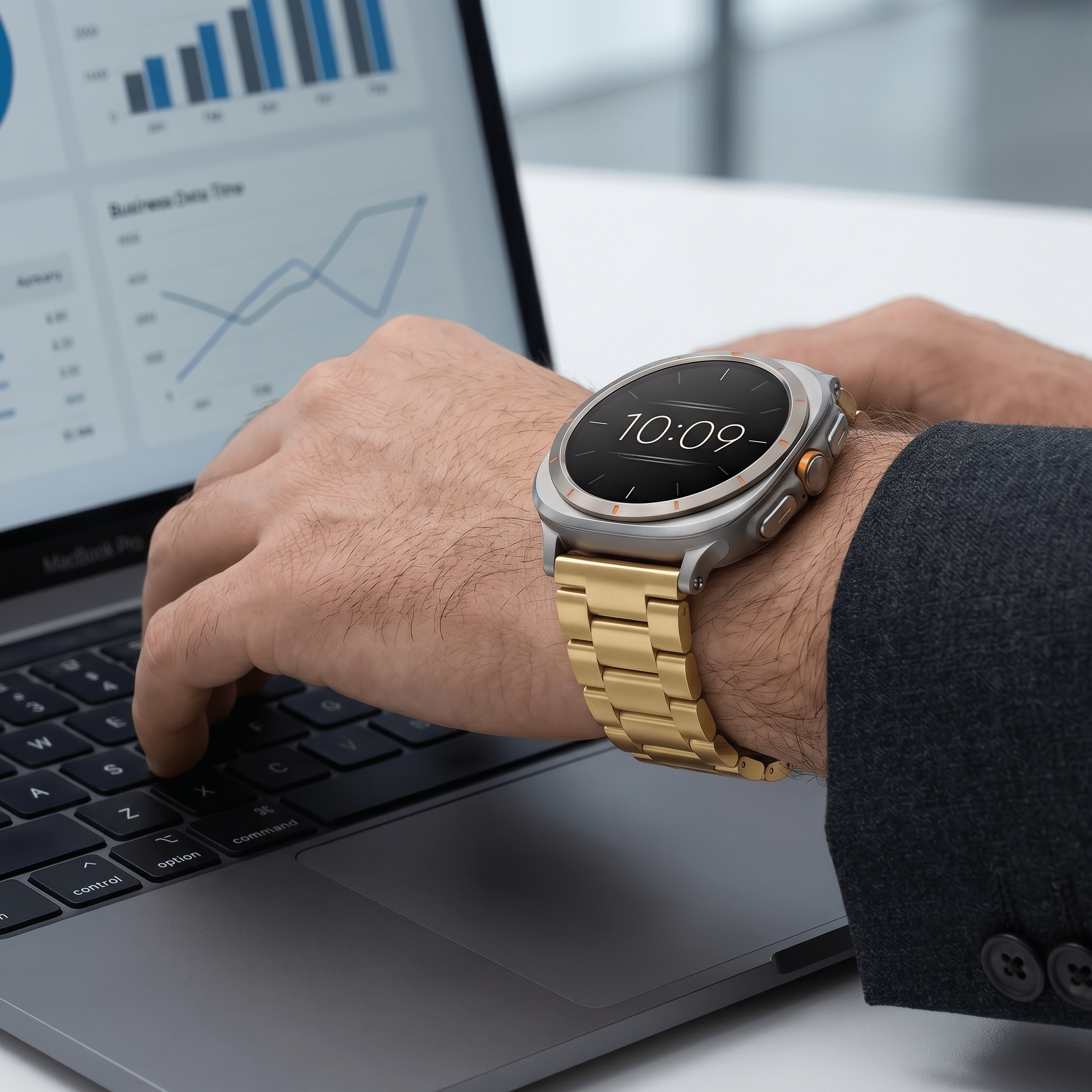 ClassicSteel Pro Watch Band – Stainless Steel Strap – Samsung Galaxy Watch 7 Ultra - TrendsToLife
