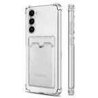 ClearCard Slim Case – Transparent Card Holder Cover – Samsung Galaxy S23 FE - TrendsToLife