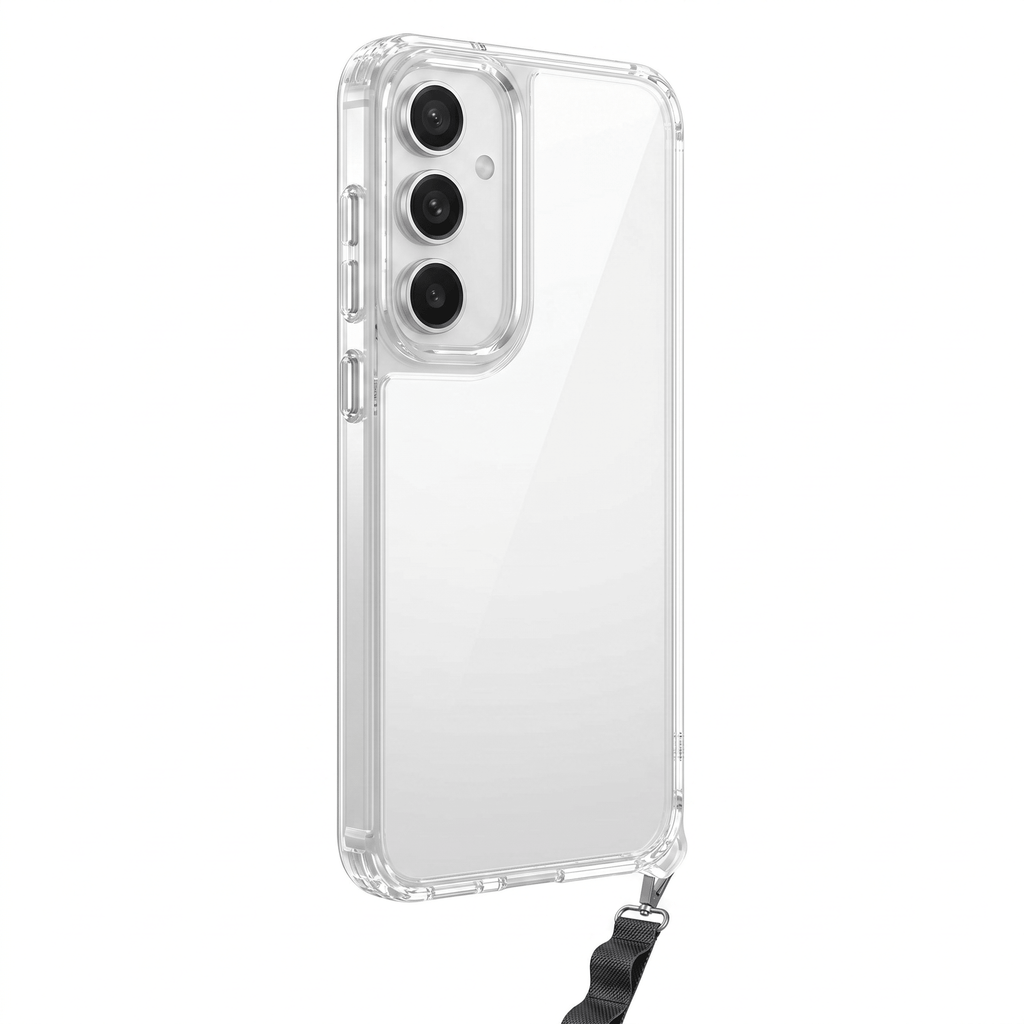 ClearCarry Neck Strap Case – Crossbody Protective Cover – Samsung Galaxy A55 5G - TrendsToLife