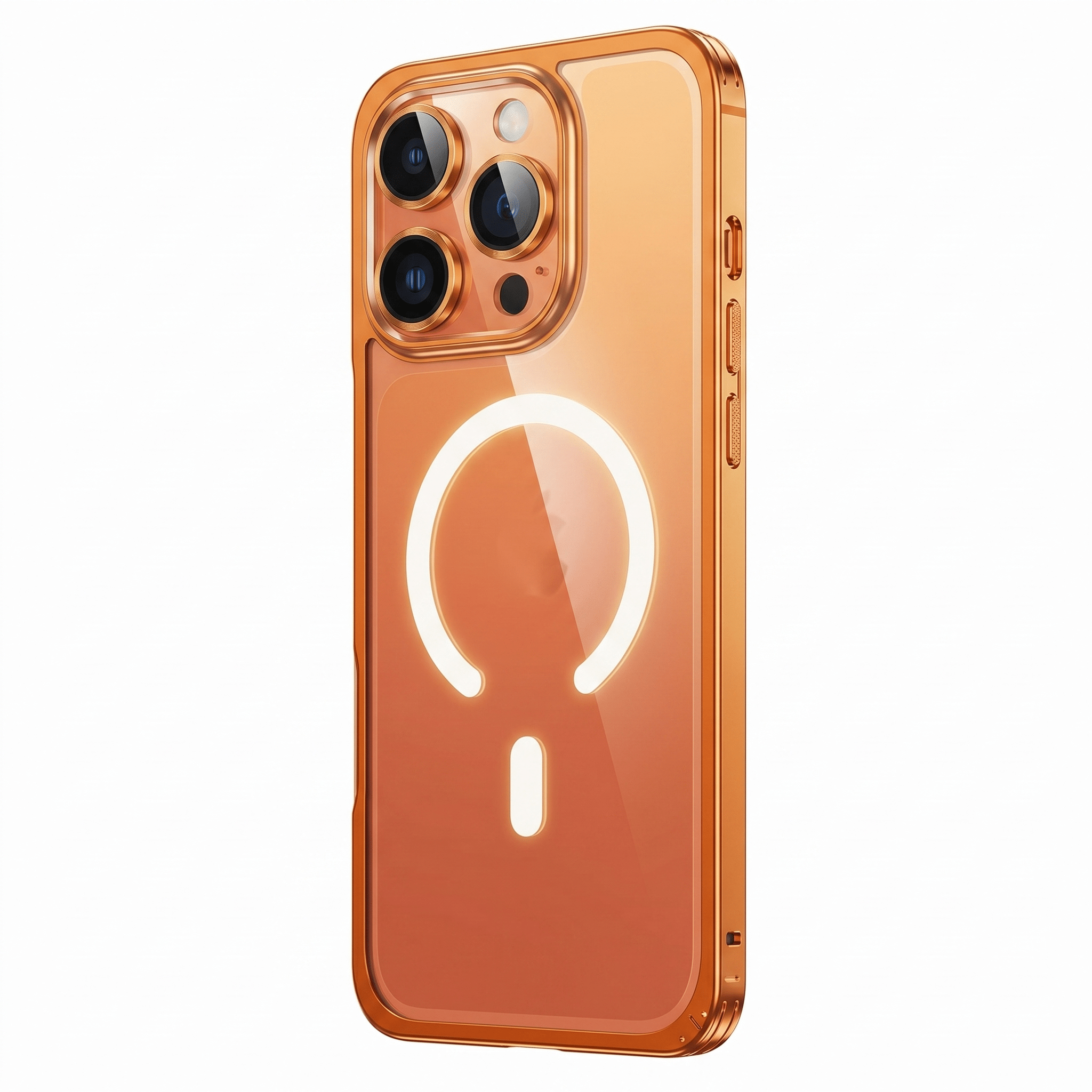 ClearGuard Magnetic Metal Frame Case for iPhone 17 – Transparent Lens Protection - TrendsToLife