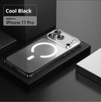 ClearGuard Magnetic Metal Frame Case for iPhone 17 – Transparent Lens Protection - TrendsToLife