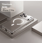 ClearGuard Magnetic Metal Frame Case for iPhone 17 – Transparent Lens Protection - TrendsToLife