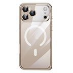 ClearGuard Magnetic Metal Frame Case for iPhone 17 – Transparent Lens Protection - TrendsToLife
