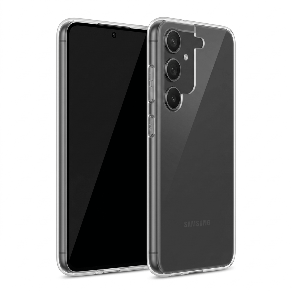 ClearLux Silicone Case – Transparent Shockproof Cover – Samsung Galaxy A55 5G - TrendsToLife