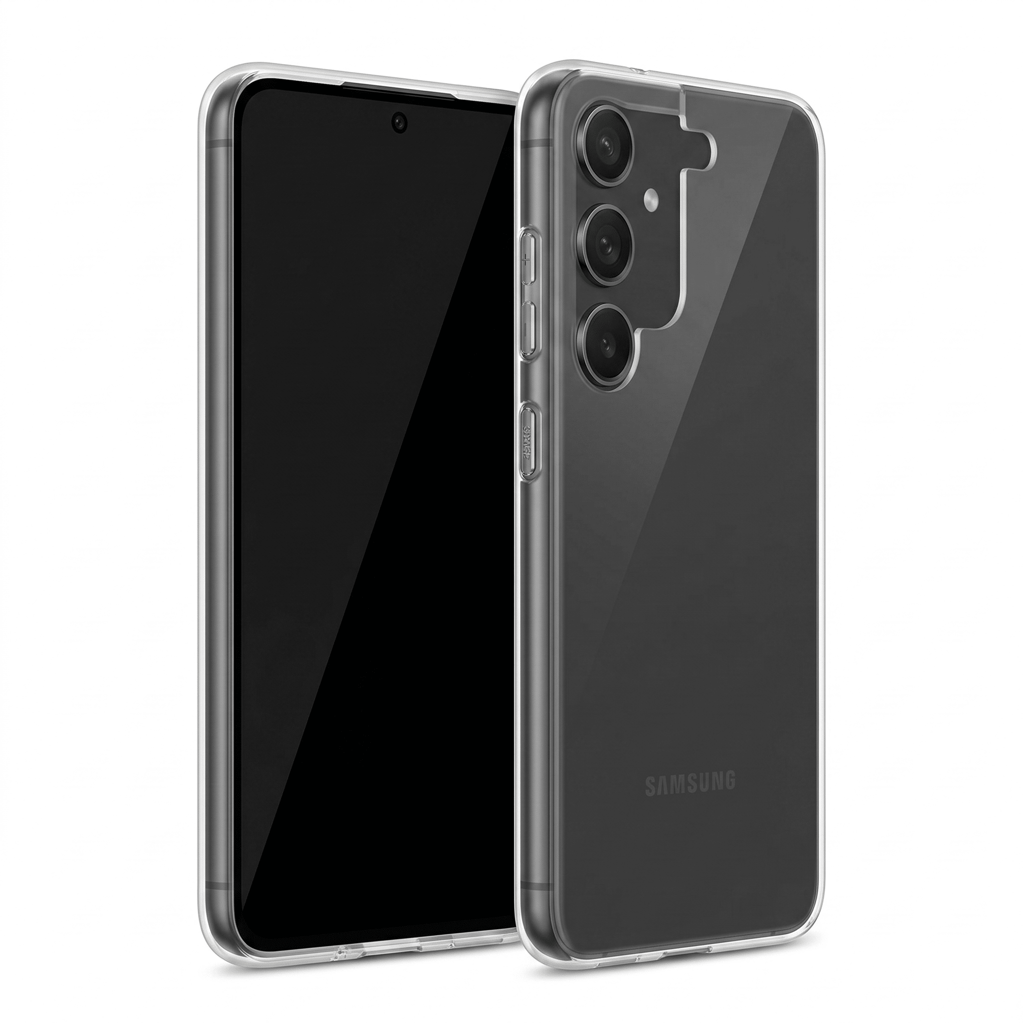 ClearLux Silicone Case – Transparent Shockproof Cover – Samsung Galaxy A55 5G - TrendsToLife