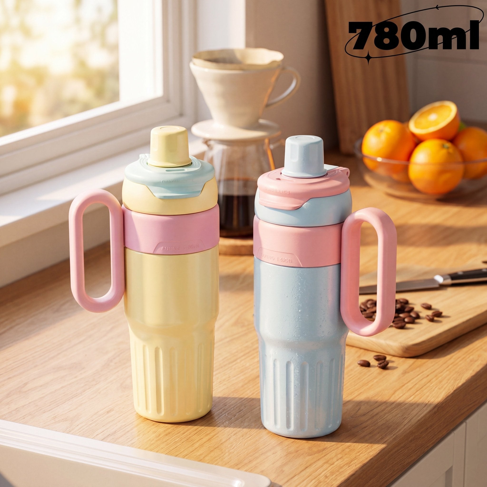 ColorBlend Thermal Tumbler – 780ml Insulated Stainless Steel Mug - TrendsToLife