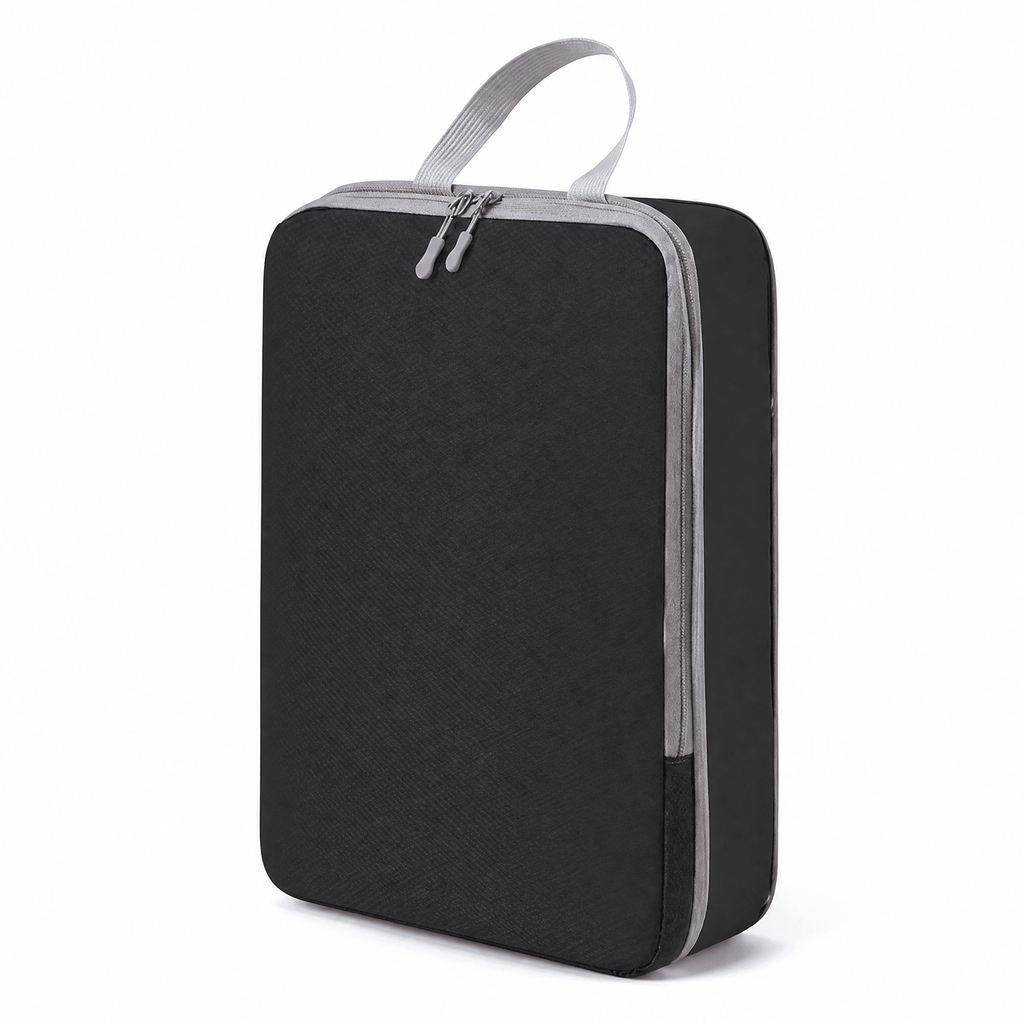 ZipCivio zwarte packing cubes met compressierits