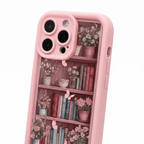 CozyLibrary Bookshelf Case – Retro Shockproof iPhone Case – iPhone 11–17 Series - TrendsToLife