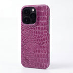 CrocoRetro Crocodile Leather Case for iPhone 12–17 Series - TrendsToLife