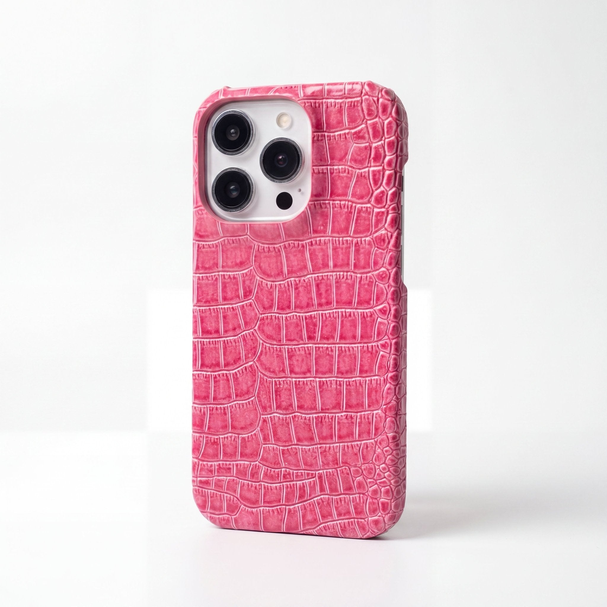 CrocoRetro Crocodile Leather Case for iPhone 12–17 Series - TrendsToLife