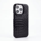 CrocoRetro Crocodile Leather Case for iPhone 12–17 Series - TrendsToLife
