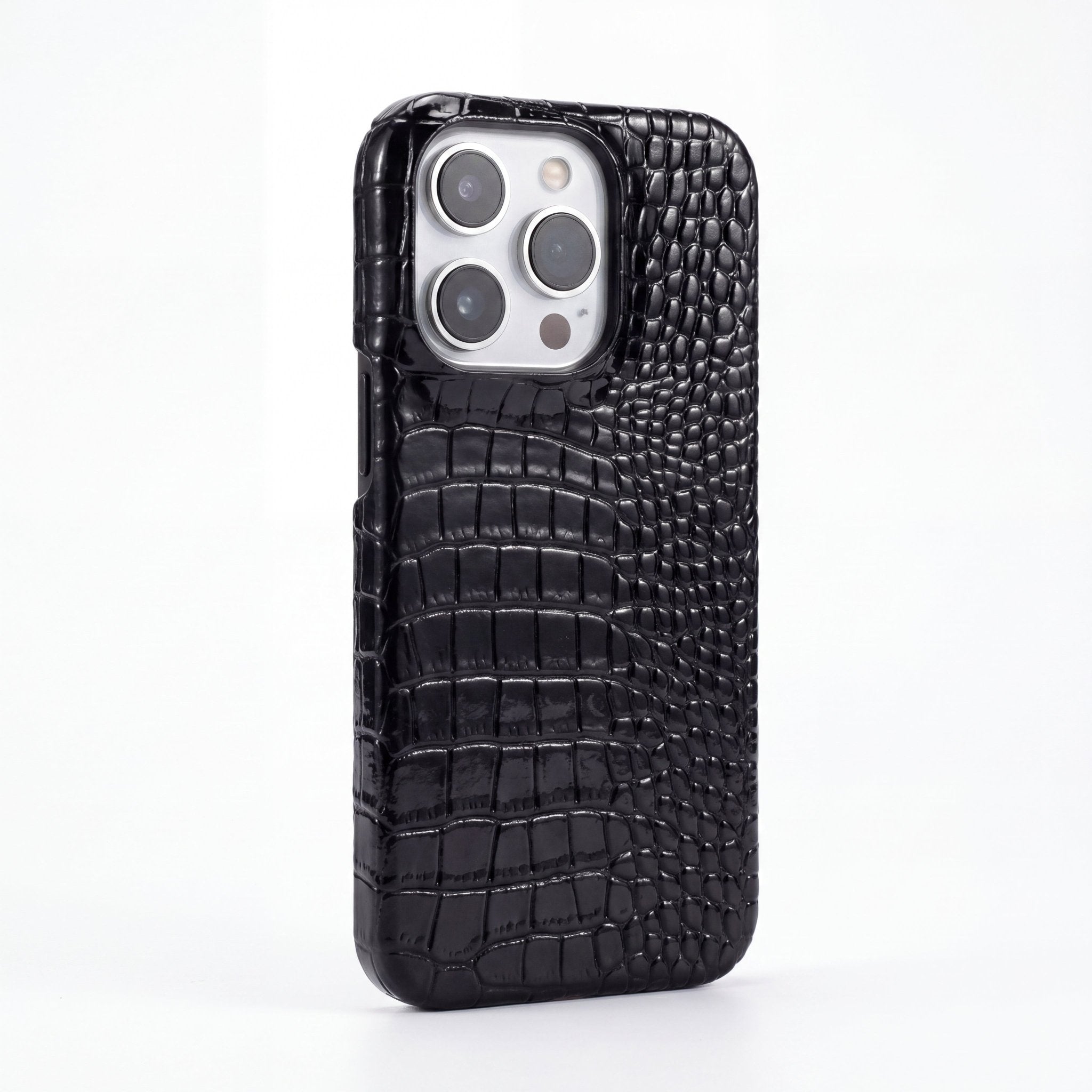 CrocoRetro Crocodile Leather Case for iPhone 12–17 Series - TrendsToLife