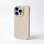 CrocoRetro Crocodile Leather Case for iPhone 12–17 Series - TrendsToLife