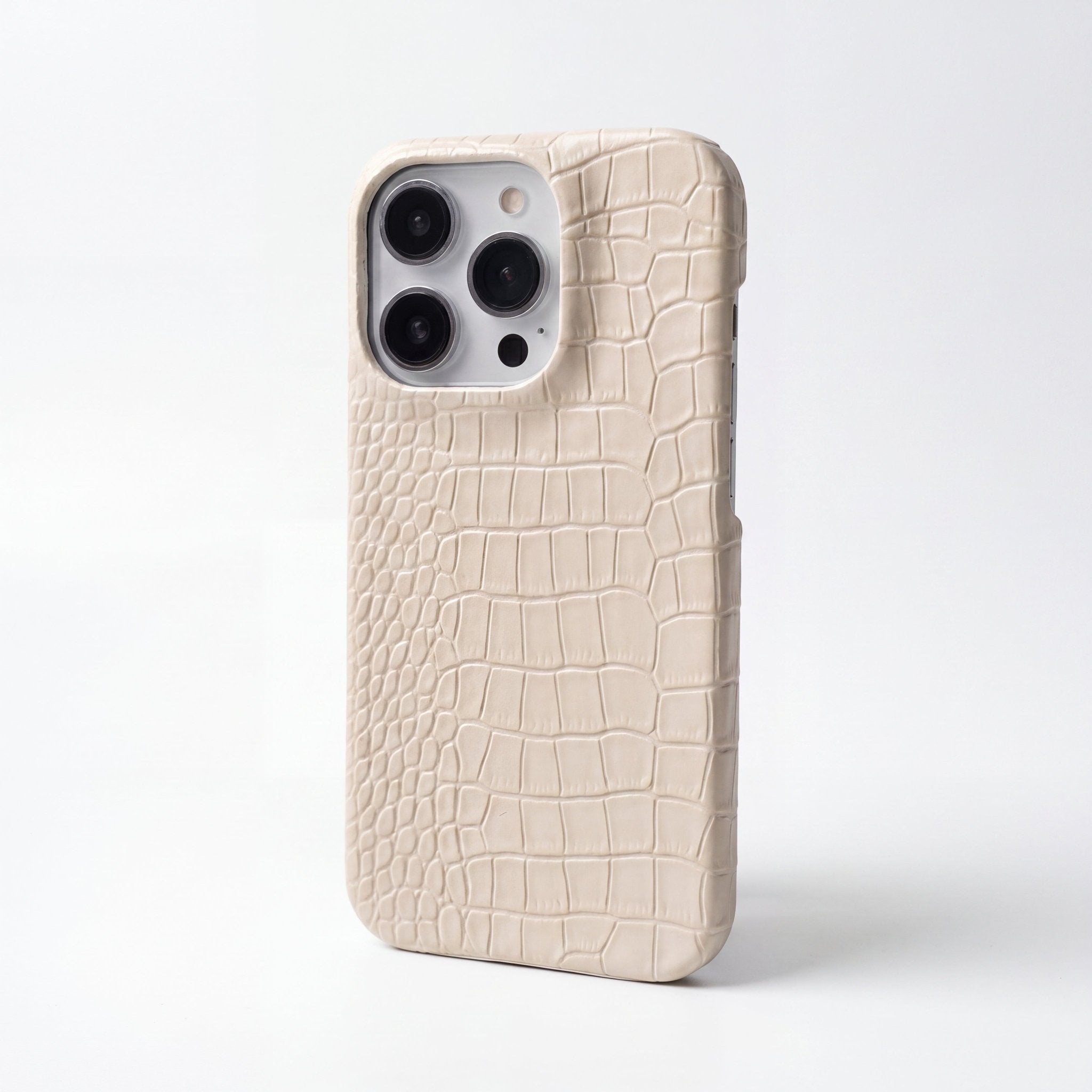 CrocoRetro Crocodile Leather Case for iPhone 12–17 Series - TrendsToLife
