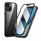 DoubleGlass Magnetic Privacy Case for iPhone 14 & 15 Series – Dual-Sided Glass Protection - TrendsToLife