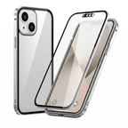 DoubleGlass Magnetic Privacy Case for iPhone 14 & 15 Series – Dual-Sided Glass Protection - TrendsToLife